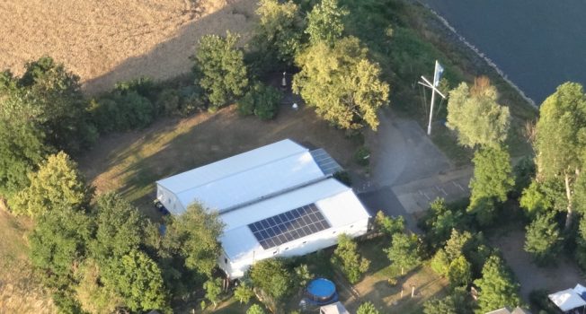 Grüner Strom von der Dormagener Rudergesellschaft Bayer