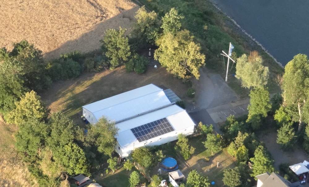 Grüner Strom von der Dormagener Rudergesellschaft Bayer
