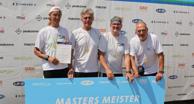 Dormagener Ruderer gewinnen auf der Offenen Deutschen Masters Meisterschaft in Münster