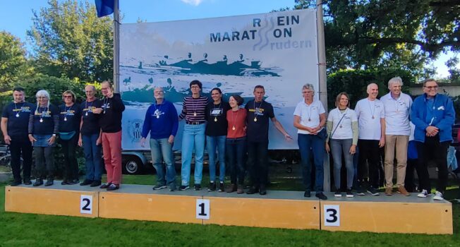 Dormagener Rudergesellschaft Bayer erfolgreich beim Rheinmarathon 2024