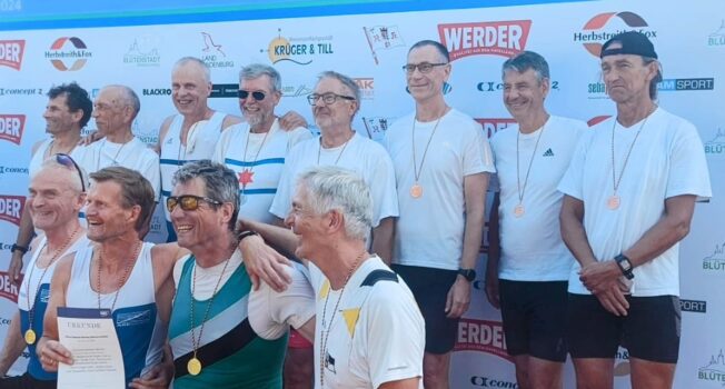 Dormagener Ruderer wurden 3. auf den Offenen Deutschen Mastersmeisterschaften in Werder/Havel.